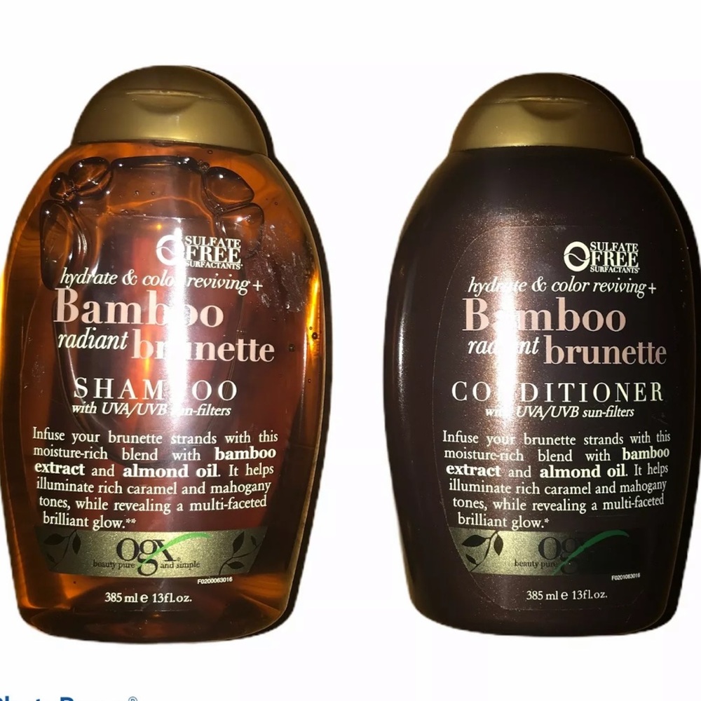 OGX Bamboo Radiant Brunette Shampoo Conditioner